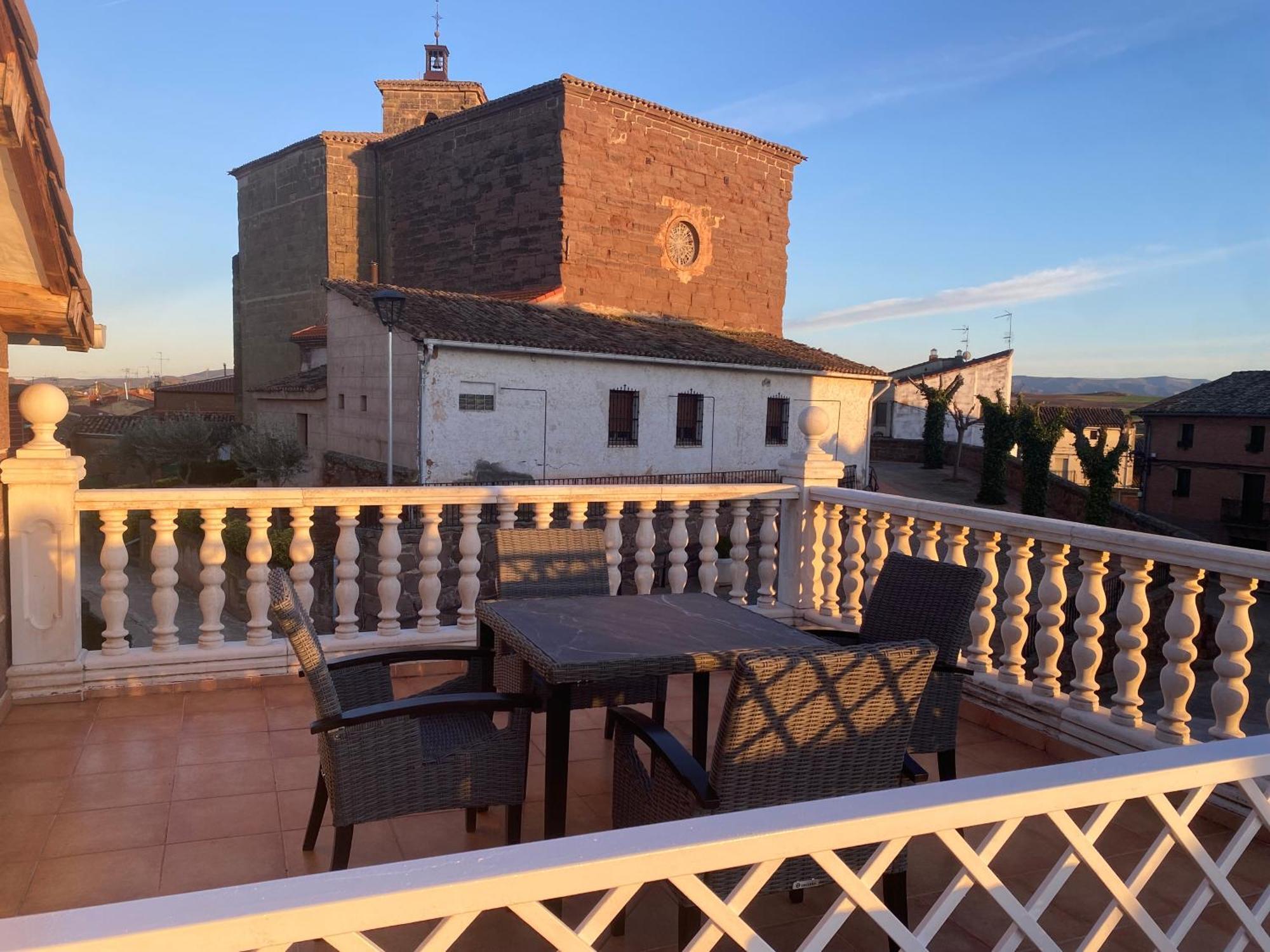 Casa Rural La Plaza Азофра Экстерьер фото